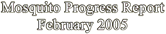 Mosquito Progress February 2005